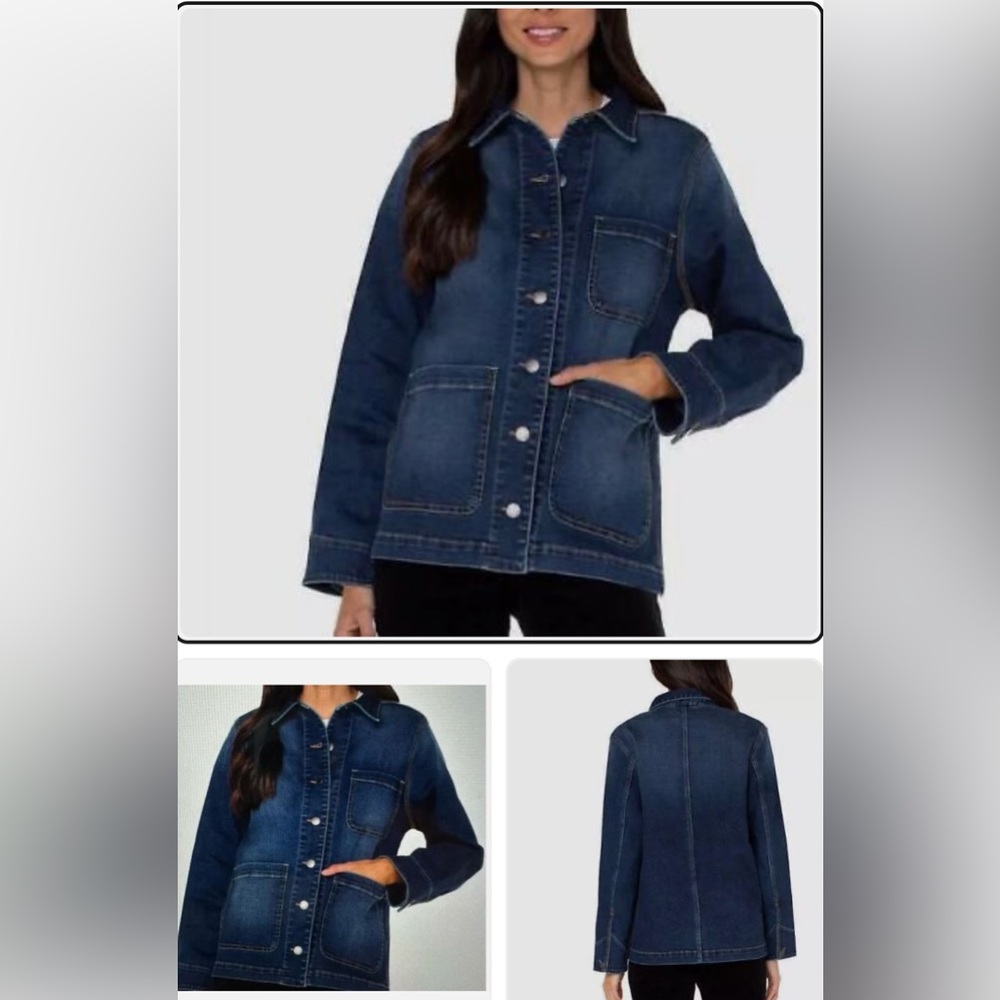 ⭐️ Firm Price ⭐️Well worn jeans “chore” jacket - Picture 1 of 2